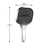 13cm Large Panel 3 Modes Adjustable Shower Head High Pressure Massage Shower Head Filter Element Bathroom Accessories 6