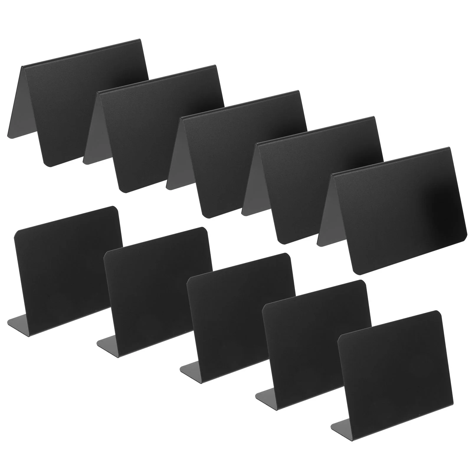 

10 Pcs Table Number Frosted Square Acrylic Sign Board Wedding Banquet Decoration Can Handwritten Message 10pcs Packaged Labels