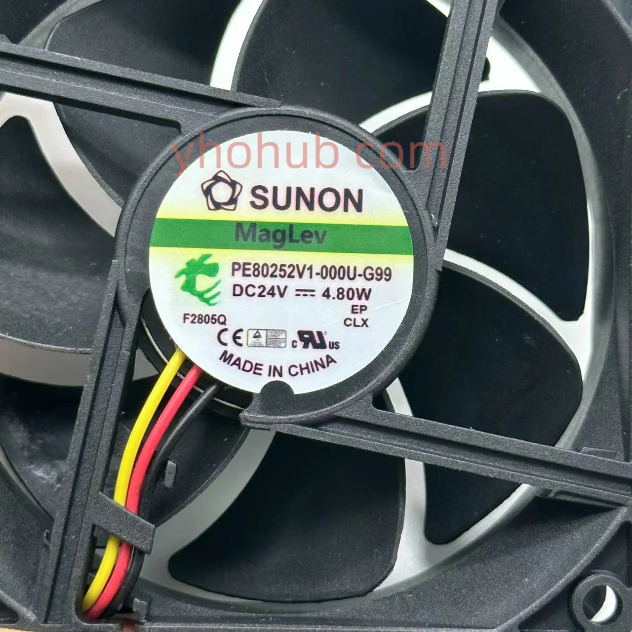 Sunon Pe80252v1000u-g99 dc 24v 4.80w 80x80x25 mm Ventilador de Refrigeração do Servidor - Imagem 4