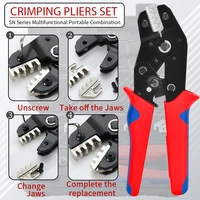 SN-58B 5Jaws Tool Kit Electrician Crimping Tools Crimping Plier Crimp Dupont Terminals Clamp Electronics Connector Hand Jaws Box 2