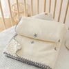 Breathable Cotton Swaddle Blanket Sleeping Quilts Cosy Blanket Baby Wrap Blanket Towel for Infant Great Shower Gift Dropship 1