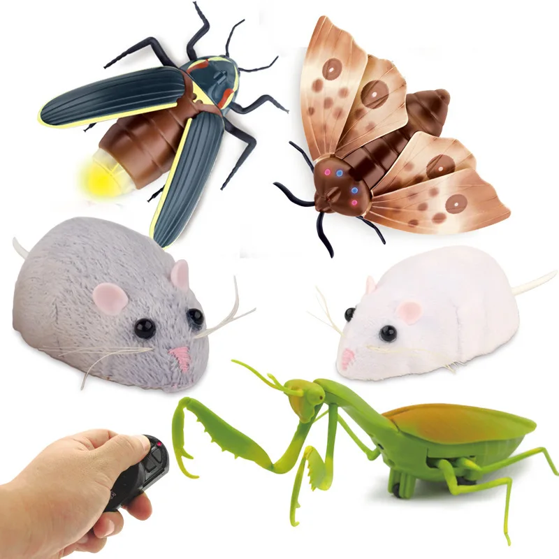 Trick Electric Mice Pet Infrared Remote Simulation Spider Robotic Control Ant Toy Halloween Xmas Mini Gift Adult Prank Insect Remote Control Insect Toys Remote Control Pet Toys