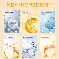 YOUNGCOME – ensemble de sérum et de crème à l'acide kojique, ensemble éclaircissant pour les taches foncées, les cicatrices d'acné, Anti-âge, évacue le teint 2 en 1 5