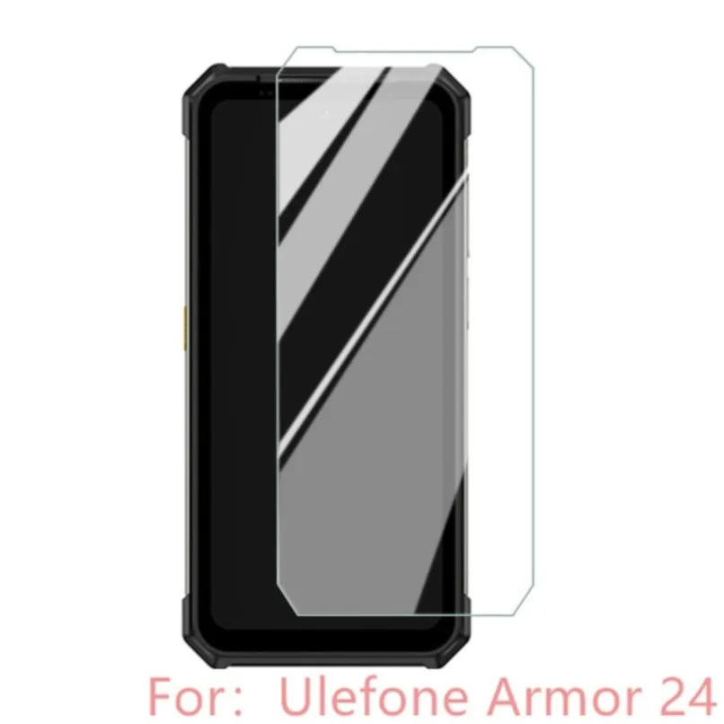 Vetro Temperato Trasparente Per Ulefone Armor 24 Pellicola Proteggi Schermo Protezione Antigraffio Per Armor24 Pelicula De Vidrio