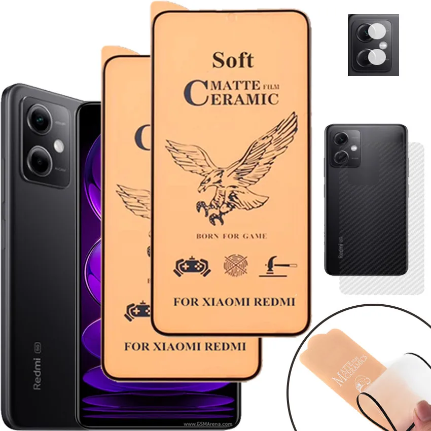 protection mat Redmi Note 12 Pro Céramique ecran protection Pour