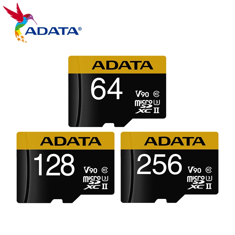  ADATA ̾ MicroSD 64 Ⱑ Ʈ V90 UHS-II U3 128 Ⱑ Ʈ 256 Ⱑ Ʈ  ÷ MicroSD ī TF ī ޸ ī ī޶  