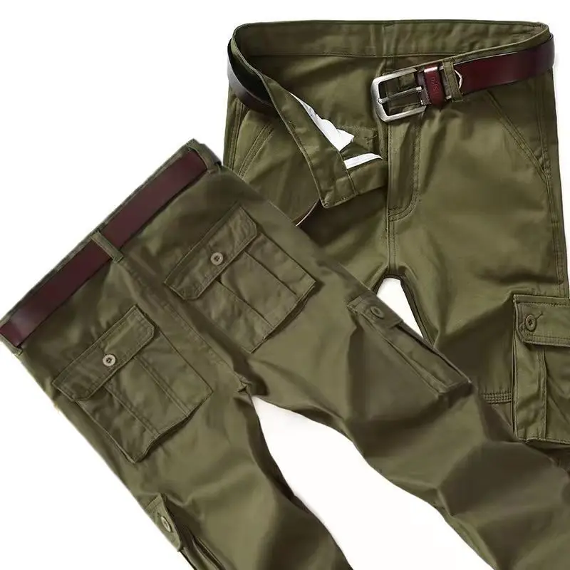 thumbnail image 1 of Pantalones cargo para hombre Y2k, pantalones de verano estilo hip hop, ajustados, de color azul marino, de algodón, para exteriores, de nailon, informales, nuevos pantalones de trabajo estilo Harajuku, 1 of 5