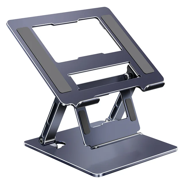 Support réglable pour ordinateur portable, Base en acier au carbone, supporte un poids de 40kg pour MacBook Air Pro Dell XPS HP dans 17 pouces 1