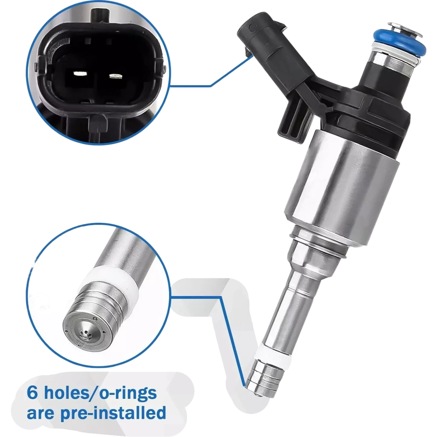 4 pz Iniettori di Carburante Per VW GTI Tiguan AUDI A3 A4 A5 Q5 TT 2.0TSI 06H906036G Motore Auto Parti di Ricambio - Image 3