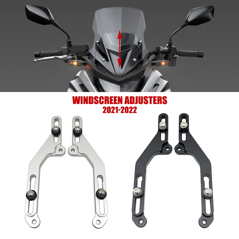 

Fit For HONDA NC750X NC750 X NC 750X 2021-2022 Motorcycle Windscreen Adjusters Airflow Adjustable Windscreen Wind Bracket