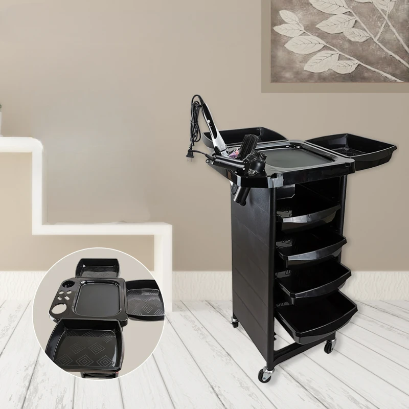 Cosmetic Beauty Salon Trolley Hairdresser Barber Lash Tattoo Salon Trolley Spa Make Up Wozek Narzedziowy Salon Furniture WKST