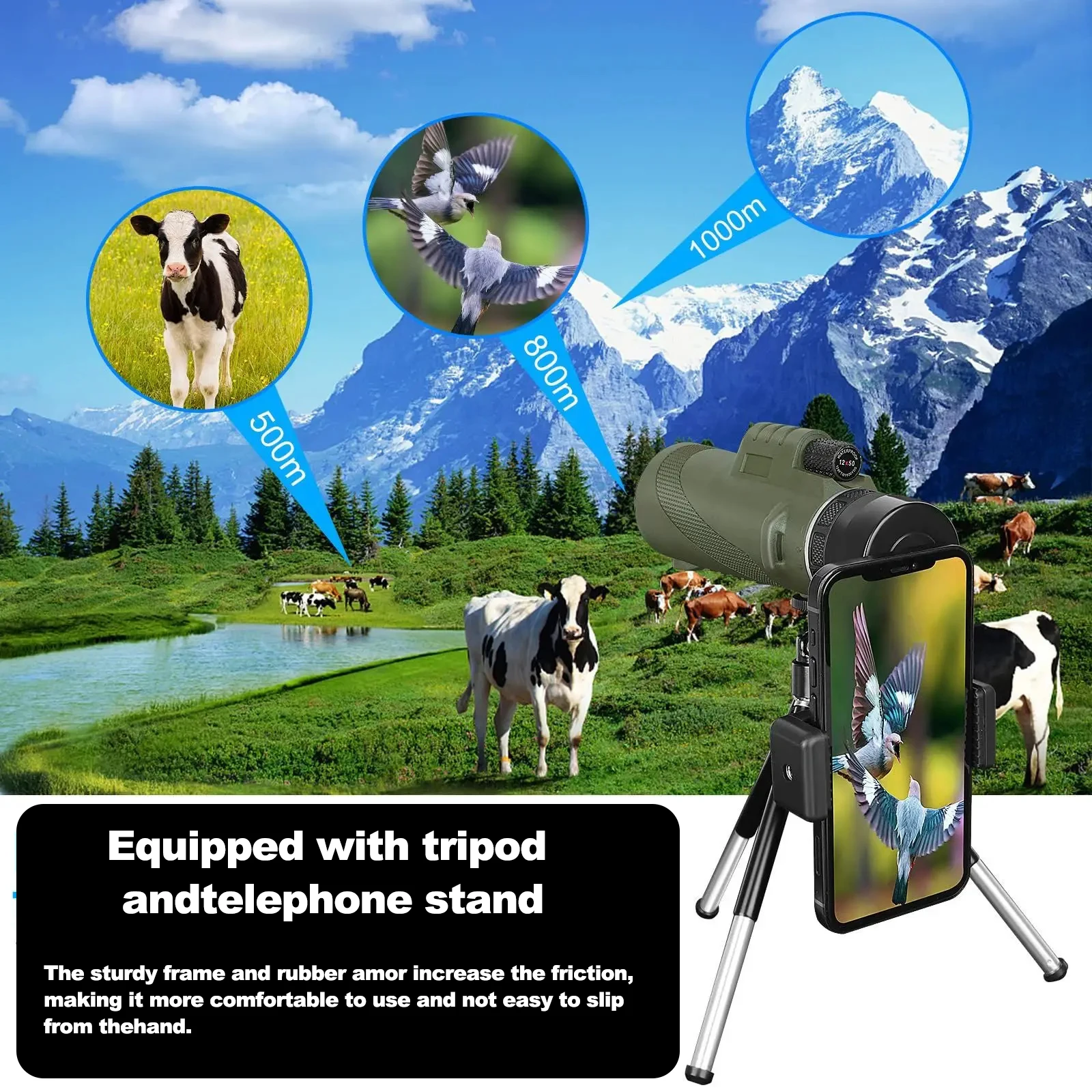 80x100 HD Zoom Telescope 3