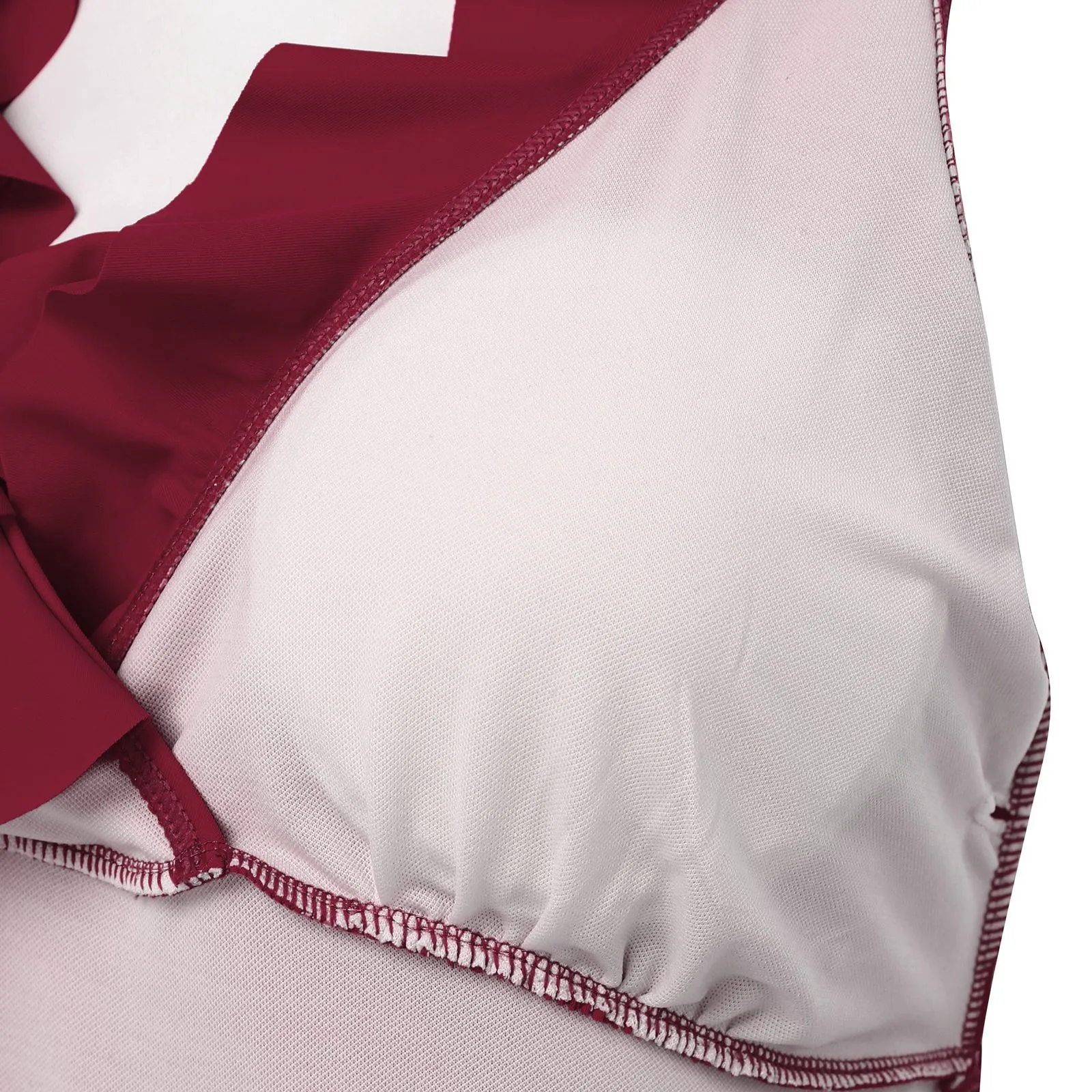 Maternity Solid Color Swimsuit Summer Pregnant Women Ruffle One Piece Swimwear Bodysuit Beach Sexy Bathing Suit Pregnancy Bikini