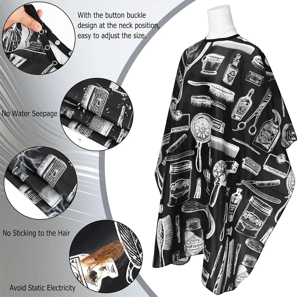 Hairdressing Cape Waterproof Nylon for Hairdressing Salon Haircut Dyeing