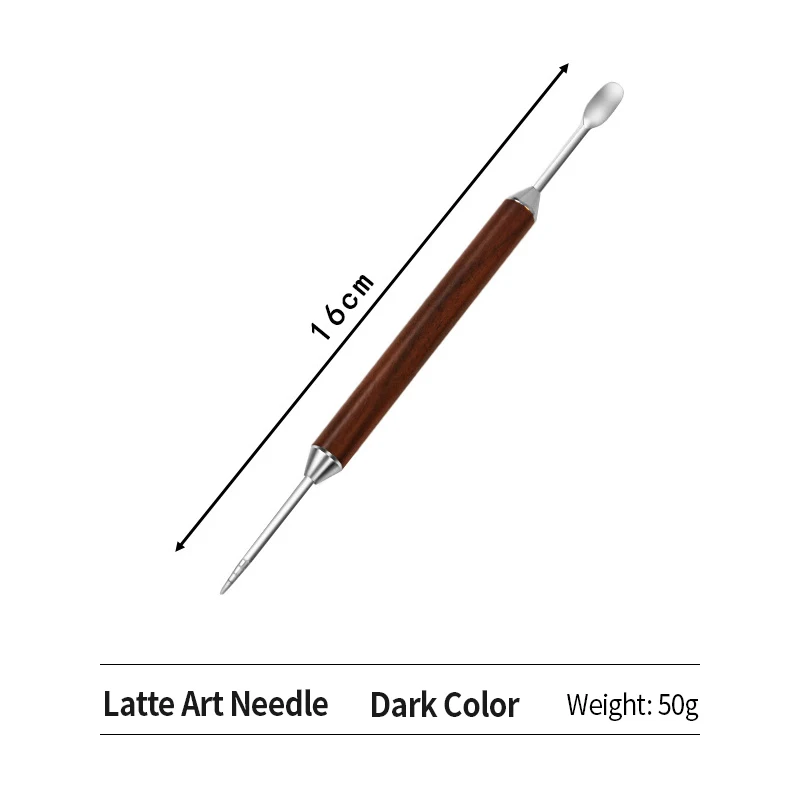 قلم رسم قهوة احترافي بمقبض خشبي