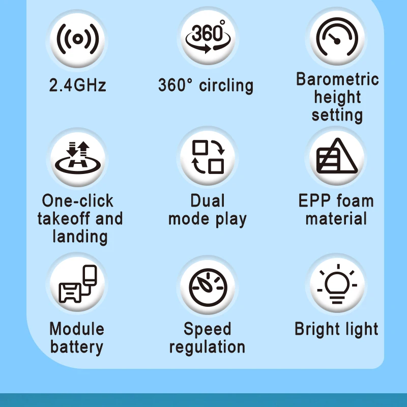 New remote-controlled glider, gravity sensing stunt foam aircraft, dazzling lights, rechargeable anti-drop drone, children's toy
