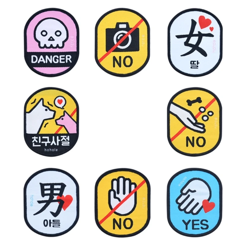 

Easily to Apply Pet Dog Social Identification Labels Featuring Water Resistant Offering Multiple Option for Dog Owner