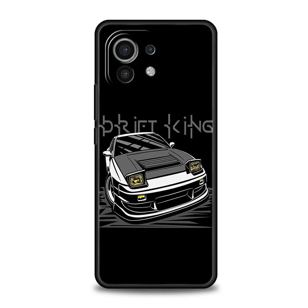 JDM Sports Cars Comic Soft TPU Phone Case Cover