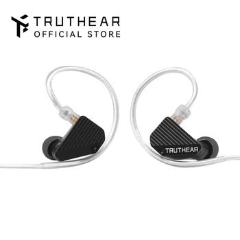 Auricolari TRUTHEAR PURE 1DD+3BA ibridi cablati in-ear HIFI con connettore da 3,5 mm e 2 pin da 0,78 mm, cuffie da gaming