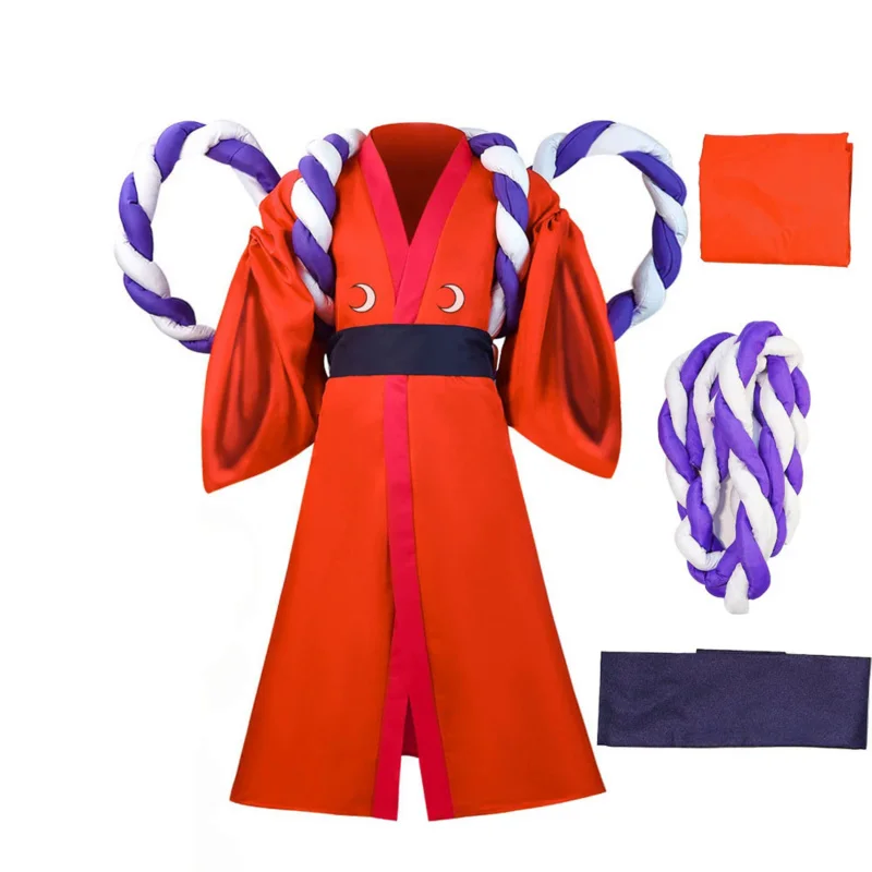 

Anime Kozuki Oden Cosplay Costume Japanese Kimono Uniform Full Set Wano Country Warrior Role Play Halloween Carnival Party