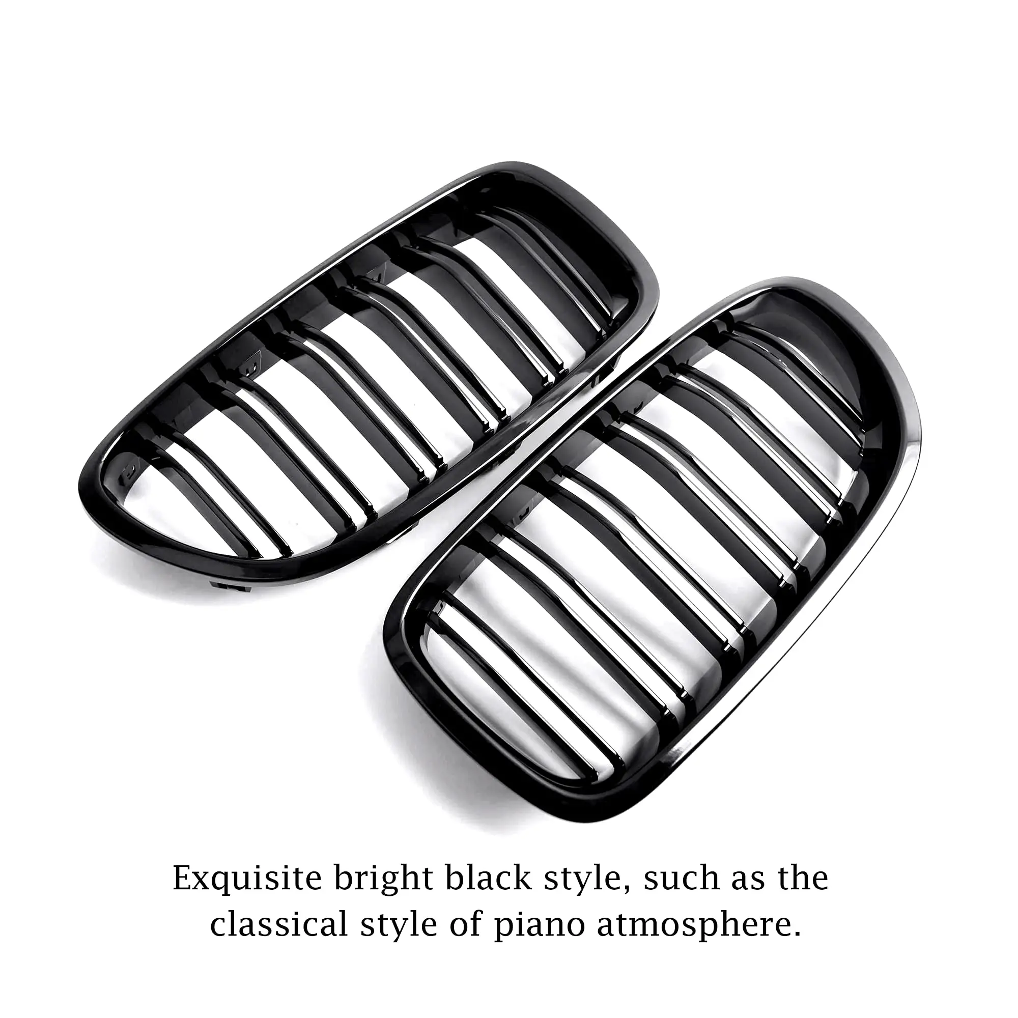 Replacement Front Bumper Kidney Hood Grille For BMW 5 Series F10 F11 F18 M5 2009- 520d 530d 540i Racing Grills Car Styling