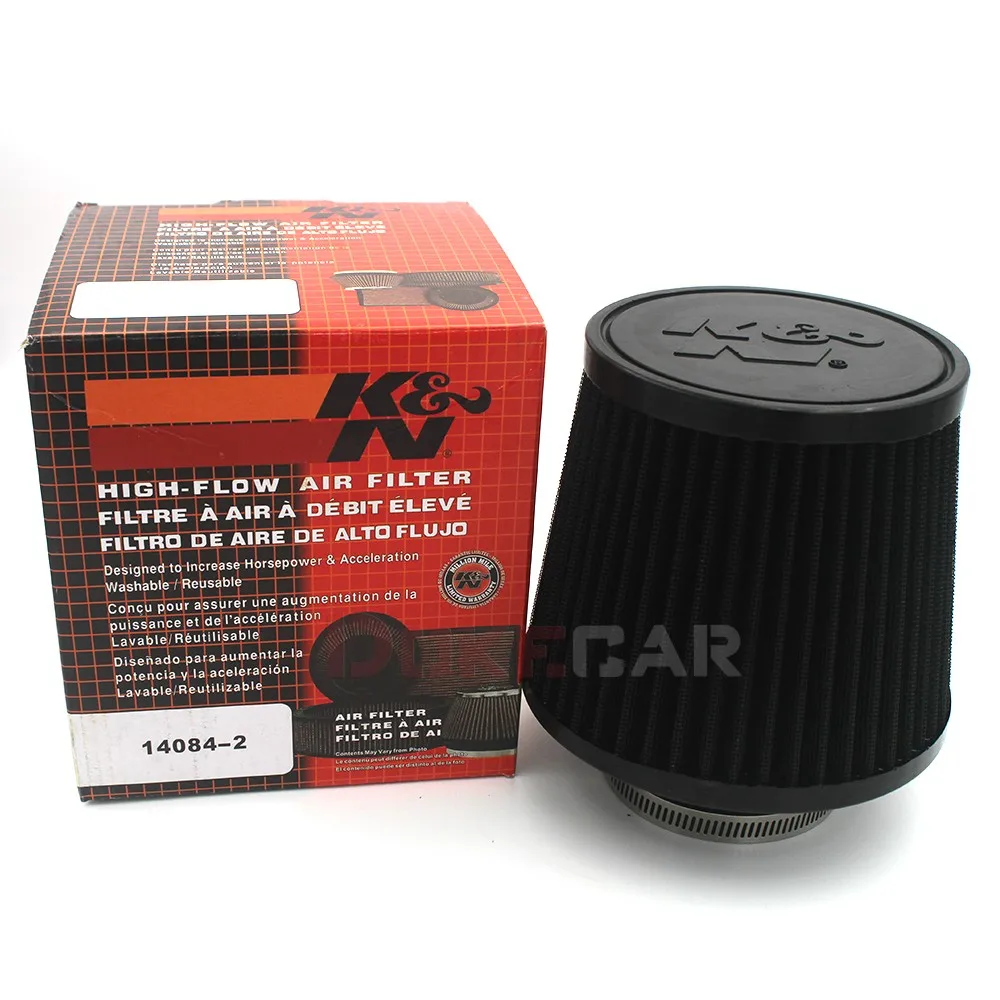 3 Inch Intake Air Filter Short Long Universal High Flow Racing Performance Cone Tapered Airfilter