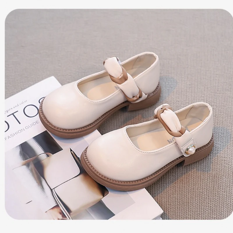 Girls Soft Sole Elegant School Dance Flats Shoes