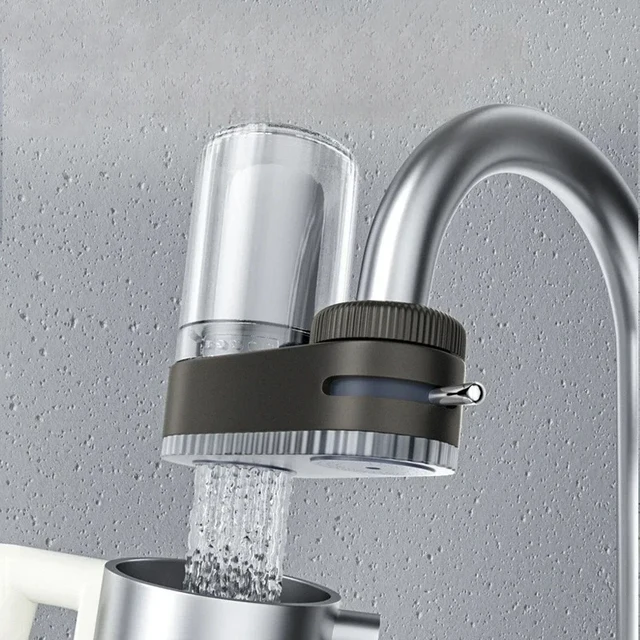 Universal Faucet เครื่องกรองน้ําประปาตัวกรองการกรองทางกายภาพตัวกรองล้างทําความสะอาดได้เครื่องกรองน้ําองค์ประกอบตัวกรองเซรามิค 1