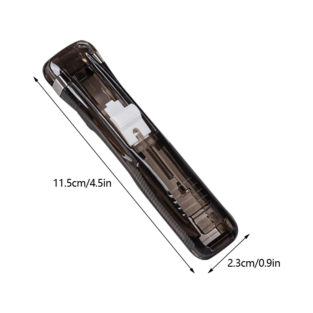 Mini Traceless Stapler Reusable Hand Clamp Push Stapler Paper Book File Office School Student Binder Binding Tools Supplies