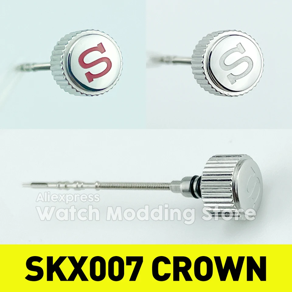 Corona Orologio Acciaio Per SKX007, NH35, NH36, 4R36 (Cina)