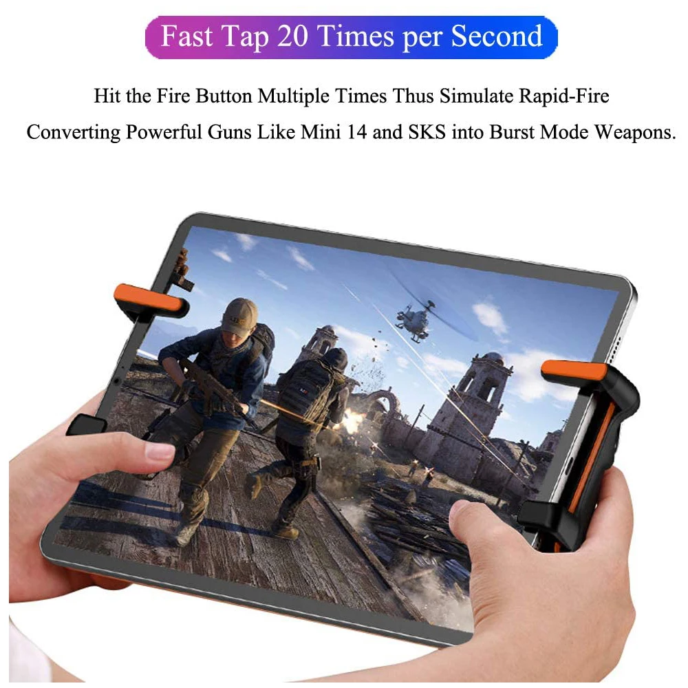 PUBG Trigger Controller For Ipad Tablet Capacitance L1R1 Fire Aim Button Triggers Gamepad Joystick For Ipad Tablet F