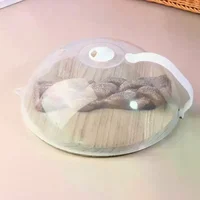 Couvercle anti-éclaboussures pour micro-ondes, résistant aux hautes températures, couvercle de protection transparent pour micro-ondes, couvercle de chauffage des aliments avec ouverture pour la vapeur et poignée 3