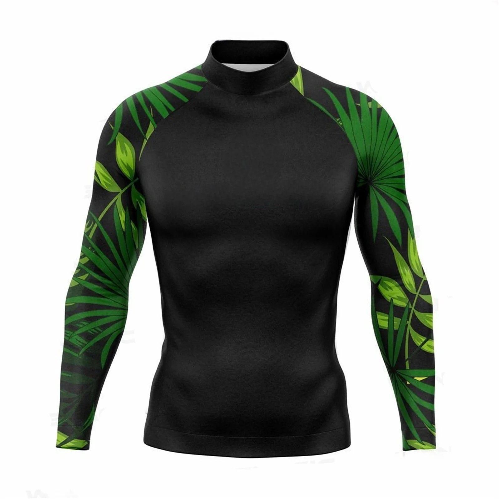 Men's Rash Guard Swim Shirts UPF 50+ UV Sun Protection Quick Dry