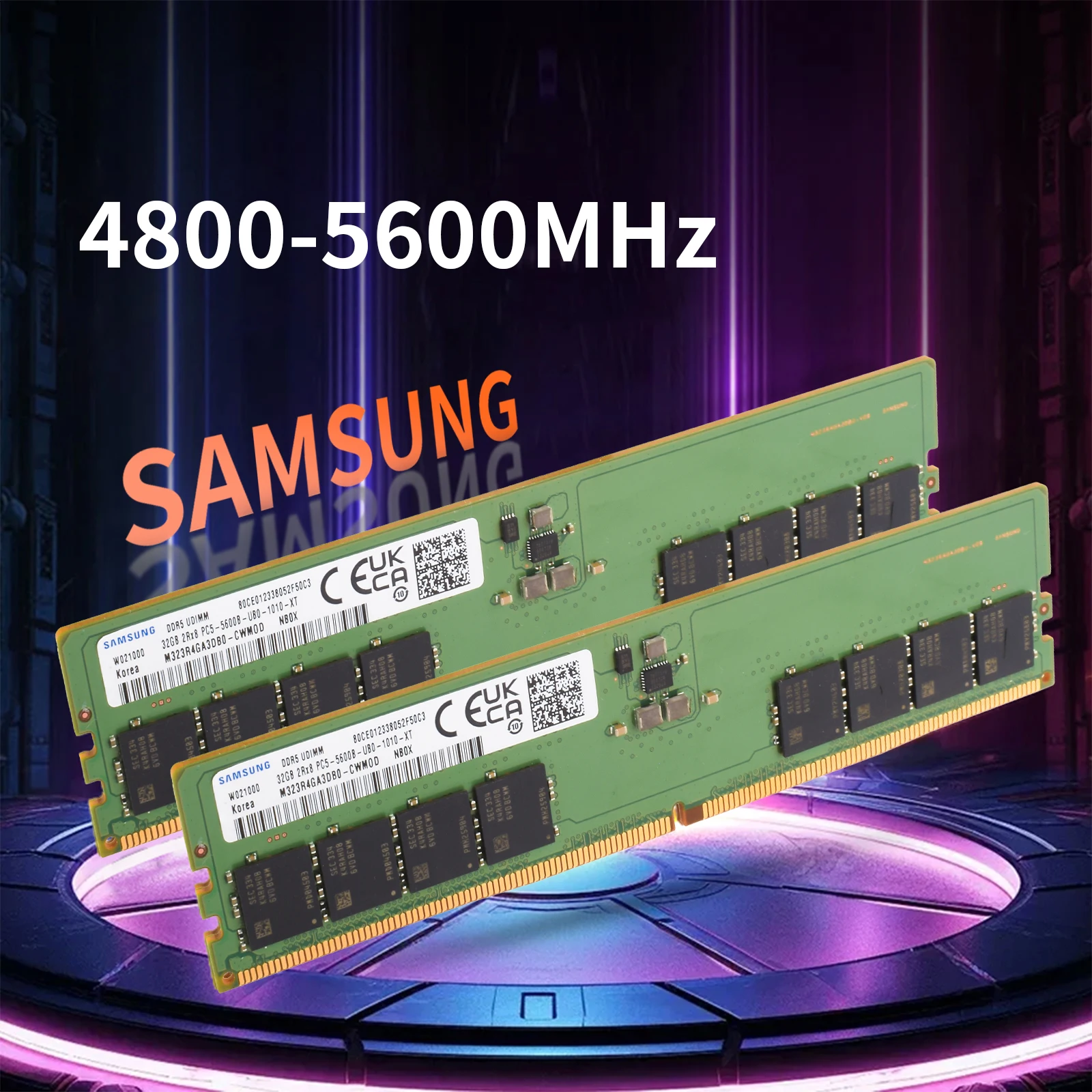 SAMSUNG DDR5 Memory RAM Desktop Memoria 8GB 16GB 32GB 4800 5600MHz