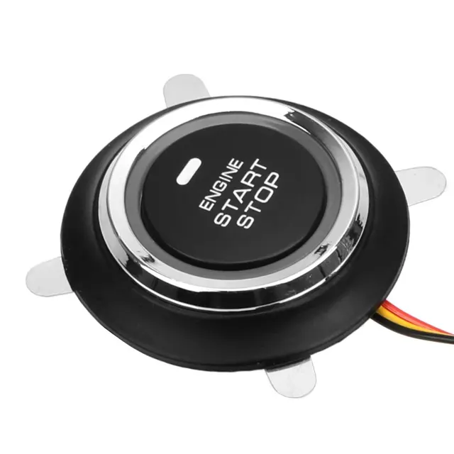 Interruptor de arranque sin llave Universal para coche, botón de arranque de parada de motor, entrada, 12V - Imagen 4