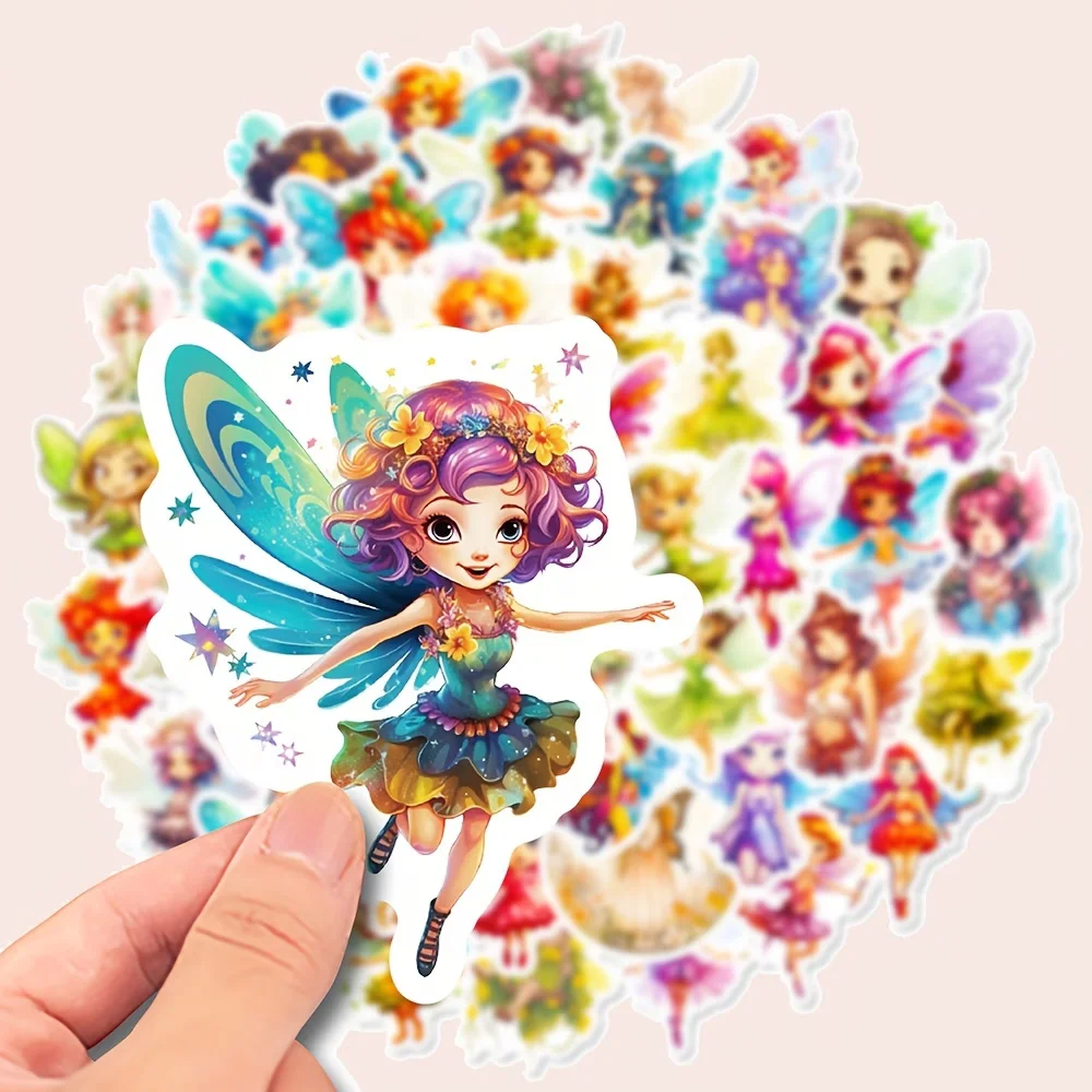 50PCS Fairy Elf Graffiti Stickers | Cute Fantasy Decals for Phones ...