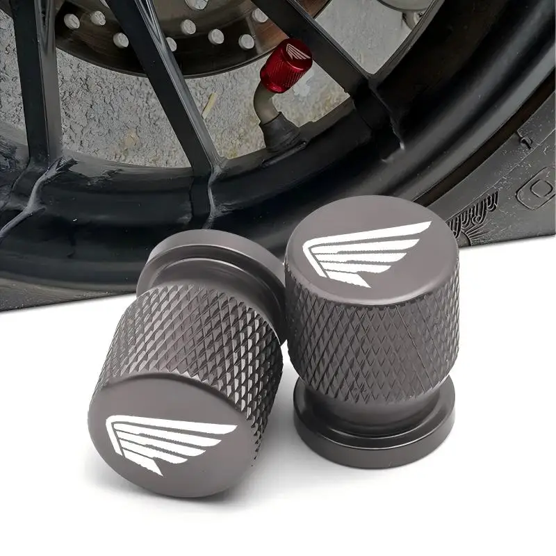 Tire Valve Air Port Stem Cover Cap Plug CNC Aluminum Accessories for HONDA CB CBR X-ADV PCX HORNET