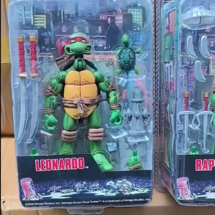 Figurine NECA Leonardo Teenage Mutant Ninja Turtles - 18 Cm - Édition 2024 Neuve