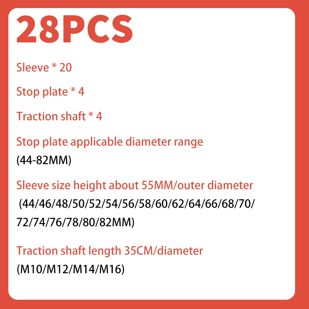 28 stücke Drücken Pull Hülse Kit Auto Buchse Entfernung Installieren Werkzeug Lager Puller Set Schraube Typ Hinterachse Eisen Hülse entfernung Werkzeug – Detail 8