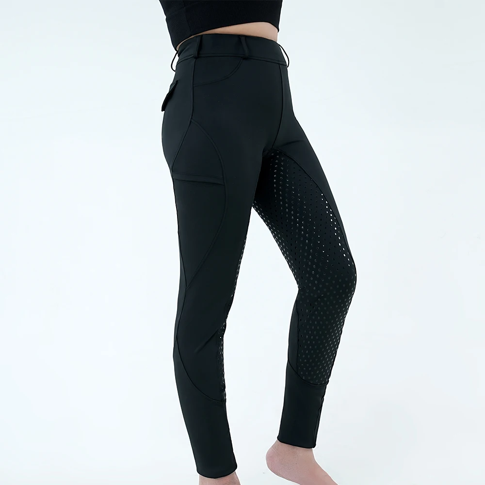 Women's Horse Riding Pants Full-Seat Breeches Equestrian Schooling Tights Outdoor Sportswear Knight Equipment Clothes 2