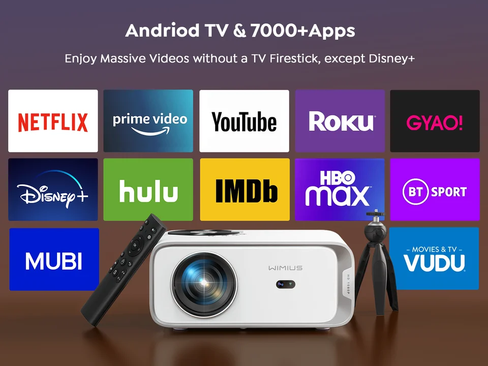 WiMiUS P63 Android搭載 フルHDプロジェクター コスパの化け物】WIMIUS P63を徹底レビュー【フルHD Android TV