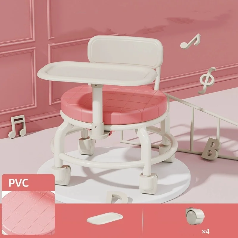 Children growth chair with roller skating fun occurrence called chair multifunctional baby dining table household small