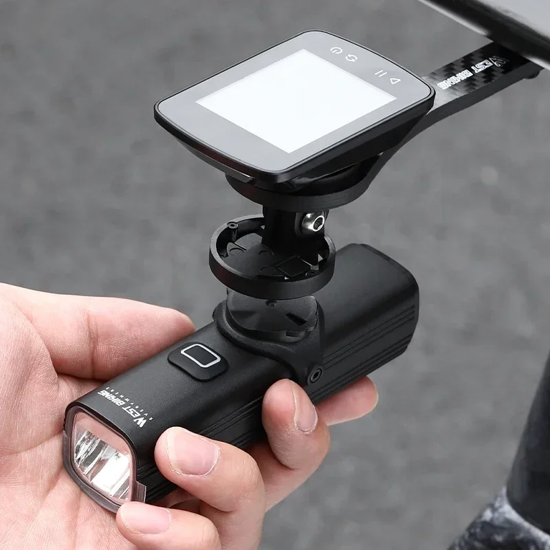 WEST BIKING Bicycle Quick Release Headlight 1000 Lumens Bike Front Light 4500mAh Type-C Rechargeable Cycling LED Flashlight