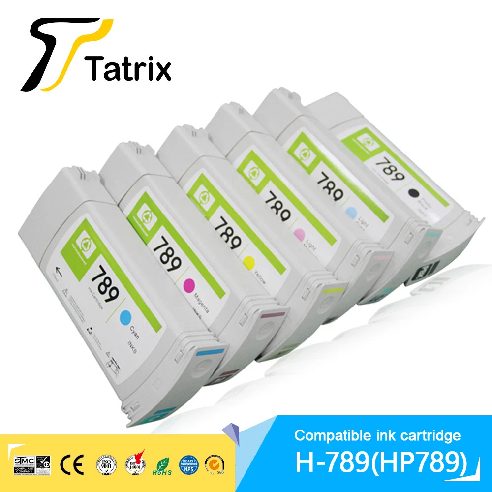 

Tatrix Compatible with chip hp789 HP 789 ink cartridge HP DesignJet L25500 Printer Latex ink L25500 Printer