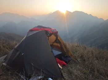 Aricxi Single Person Lightweight 15D Silicon Coated Nylon Outdoor Camping Hiking Windproof Tent 5