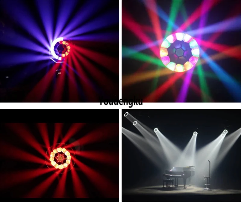 4 pieces with flycase 19*25w Led Bee Eye Moving Head 4IN 1 Stage Wash zoom Movin