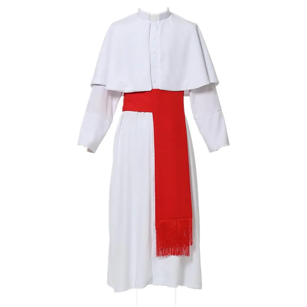 Priest Prayer Clothing Choir Women's Streamers Belt Muslim Robe European and American Medieval