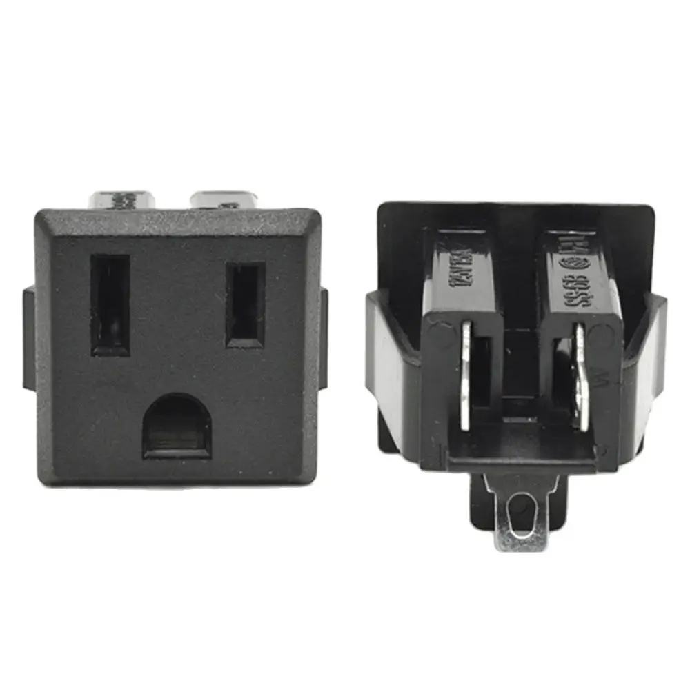 1PCS American Industrial 5-15R AC Power Outlet 3Pin US Electrical Receptacle 125V 15A AC Power Socket SS-6B