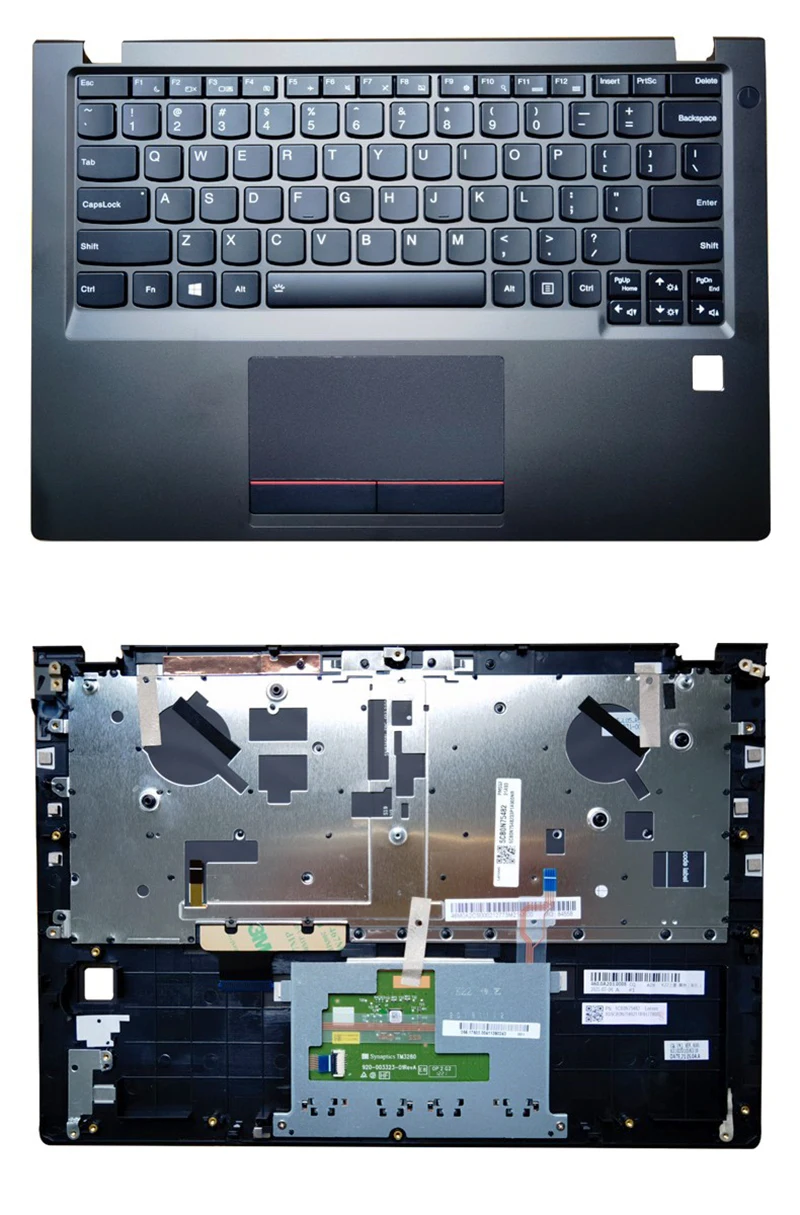 For Lenovo K22-80 K32-80 V730-13 Palm rest upper Cover Keyboard Laptop Case 5CB0N75482