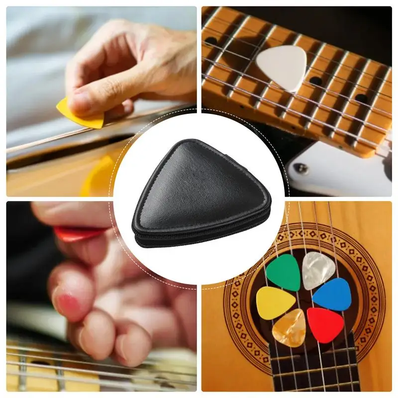 Pick Holder Guitar Picks Holder Case Storage Bag Guitar Pick Display Case Plectrums Bag Accessories For Beginners